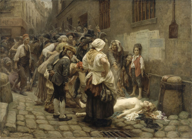 Léon-Maxime Faivre, “Mort de la princesse de Lamballe”, 1908