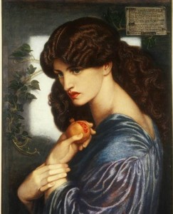 D.G.Rossetti, "Proserpina", 1874, Tate Gallery Londra