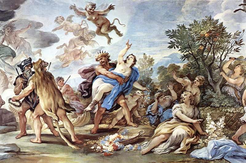 Luca Giordano, "Il ratto di Proserpina", 1684-1686, Palazzo Medici Riccardi Firenze