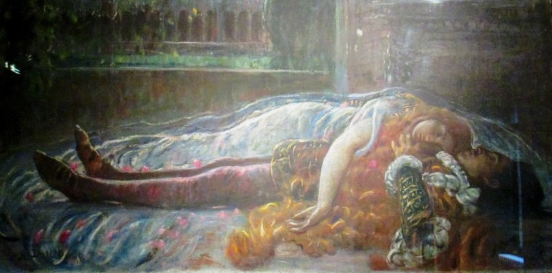 Angelo Dall'Oca Bianca, Morte di Giulietta e Romeo, Casa di Giulietta Verona